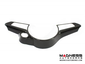 Alfa Romeo Giulia Steering Wheel Trim - Carbon Fiber - Center Trim Piece - QV Model Alfa Romeo Giulia Steering Wheel Trim - Carbon Fiber - Center Trim Piece - QV Model